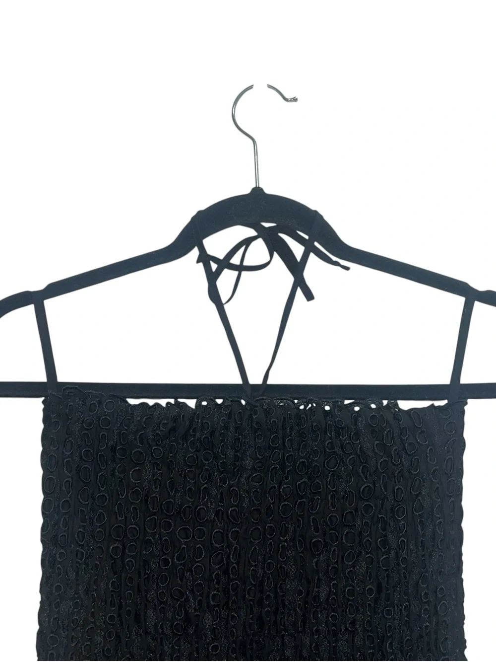 NEW NWT Charo Ruiz Ibiza Megan Smocked Mini Dress In Black - Picture 6 of 13